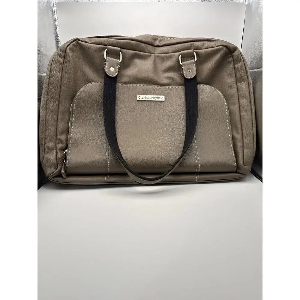 Taupe Laptop Bag with Sophisticated Design